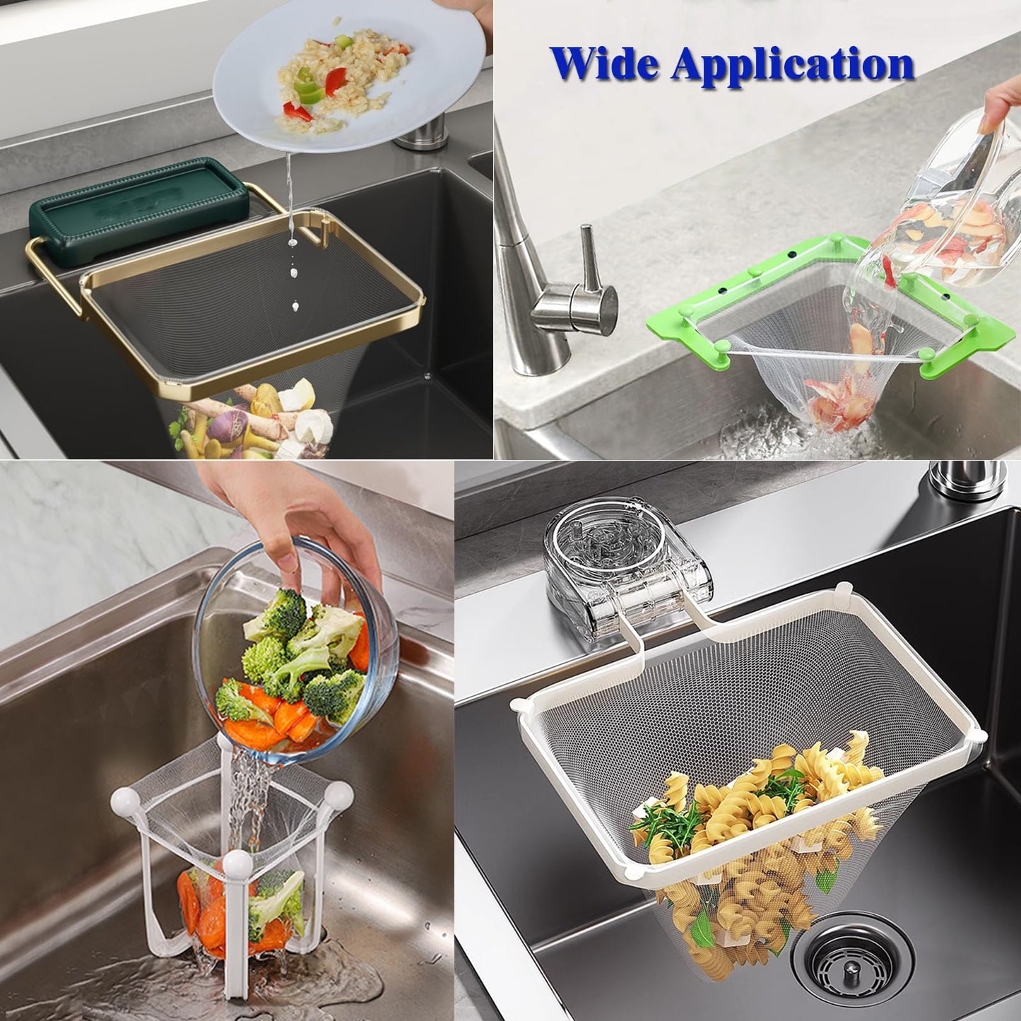 Kitchen Sink Strainer Mesh Bag, 200pcs