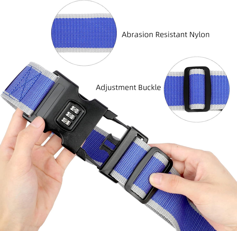 Luggage Belt Strap with Lock