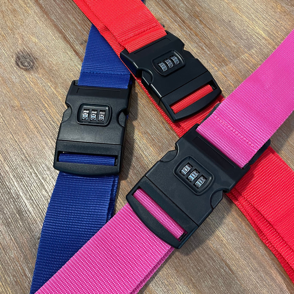 Luggage Belt Strap with Lock