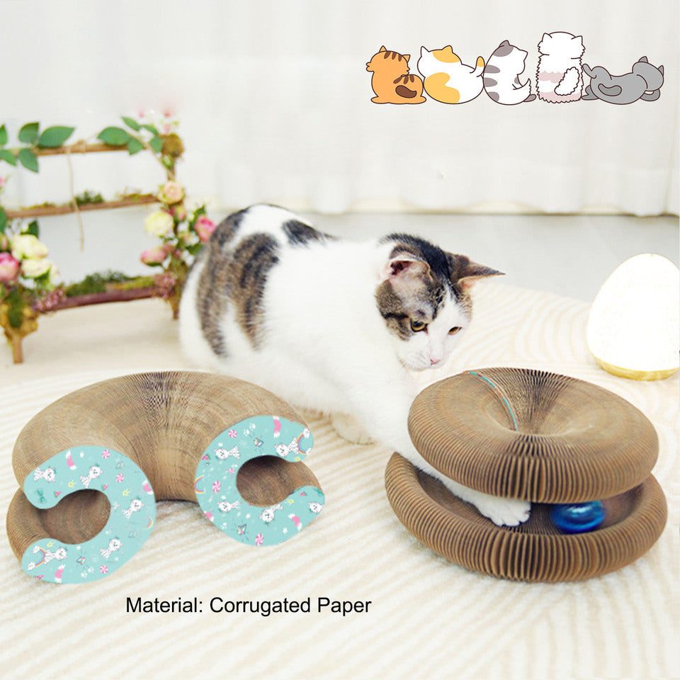 Magic organ cat scratching board