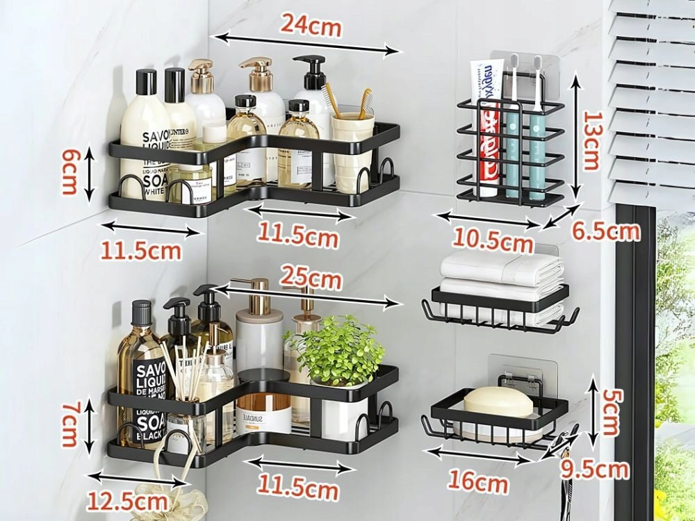 Bathroom shower Caddy (set of 5pcs)