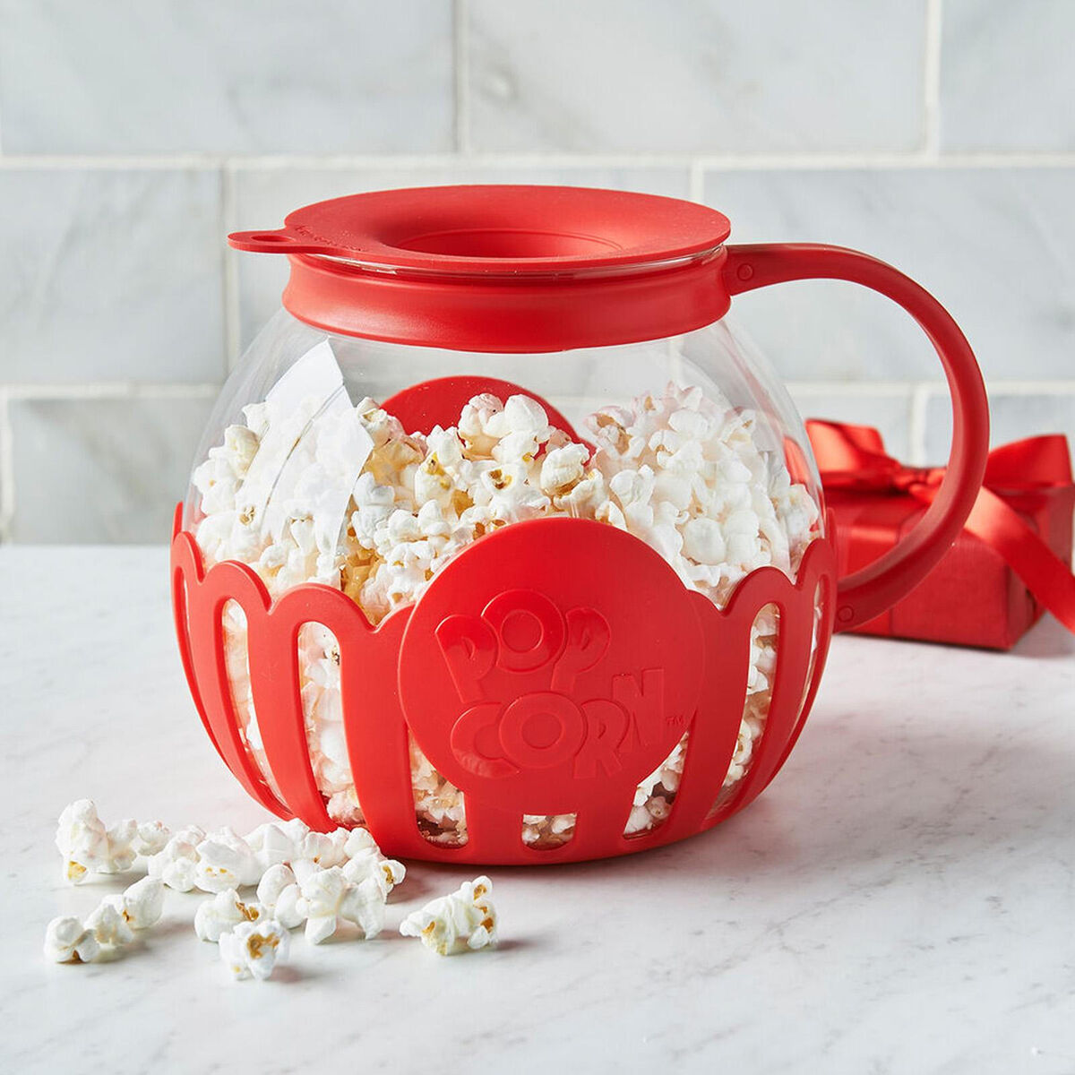 Glass Microwave Popcorn Popper