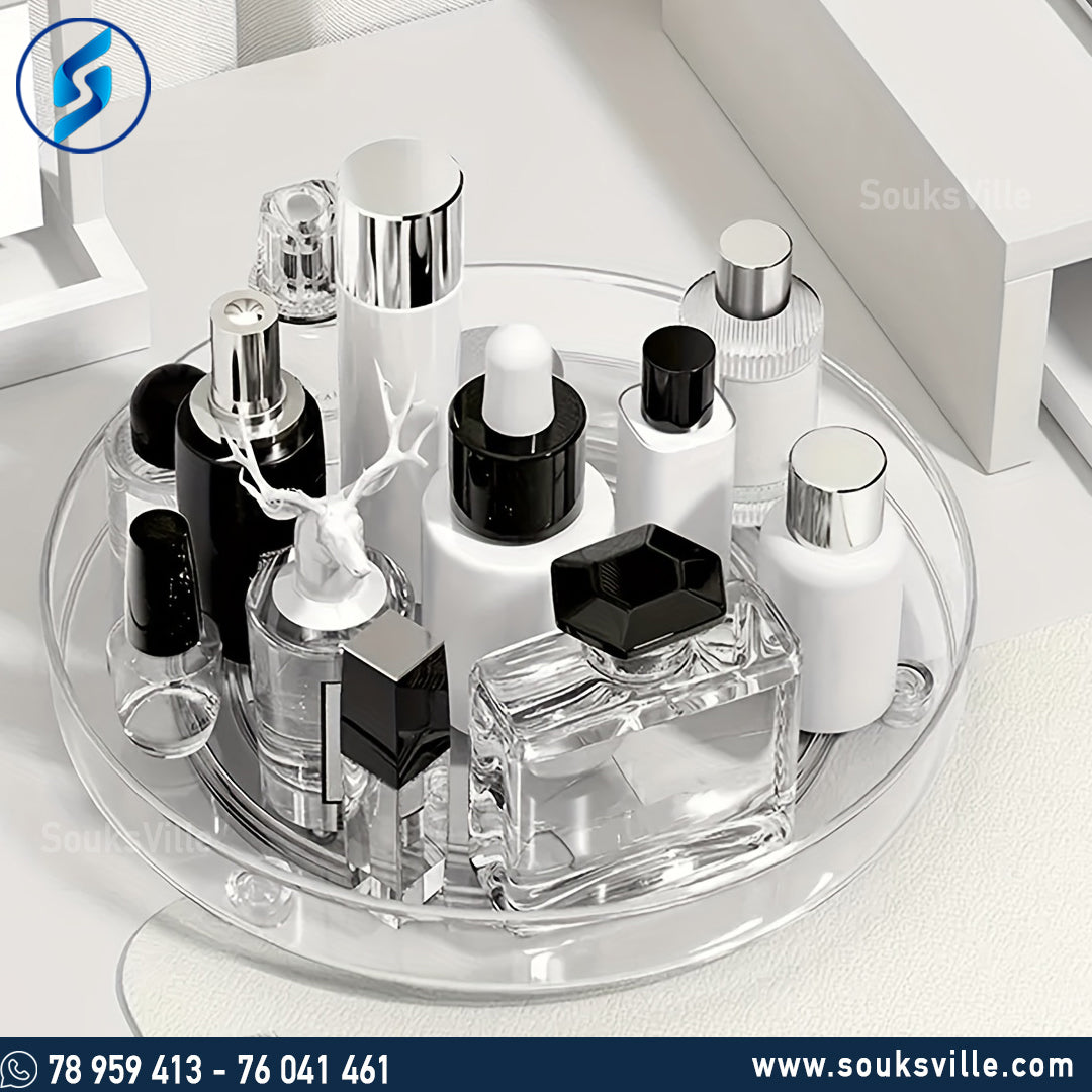 Transparent Rotating Tray low edge