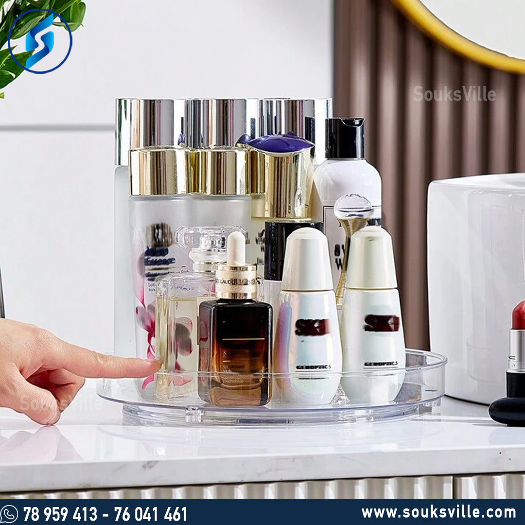 Transparent Rotating Tray low edge