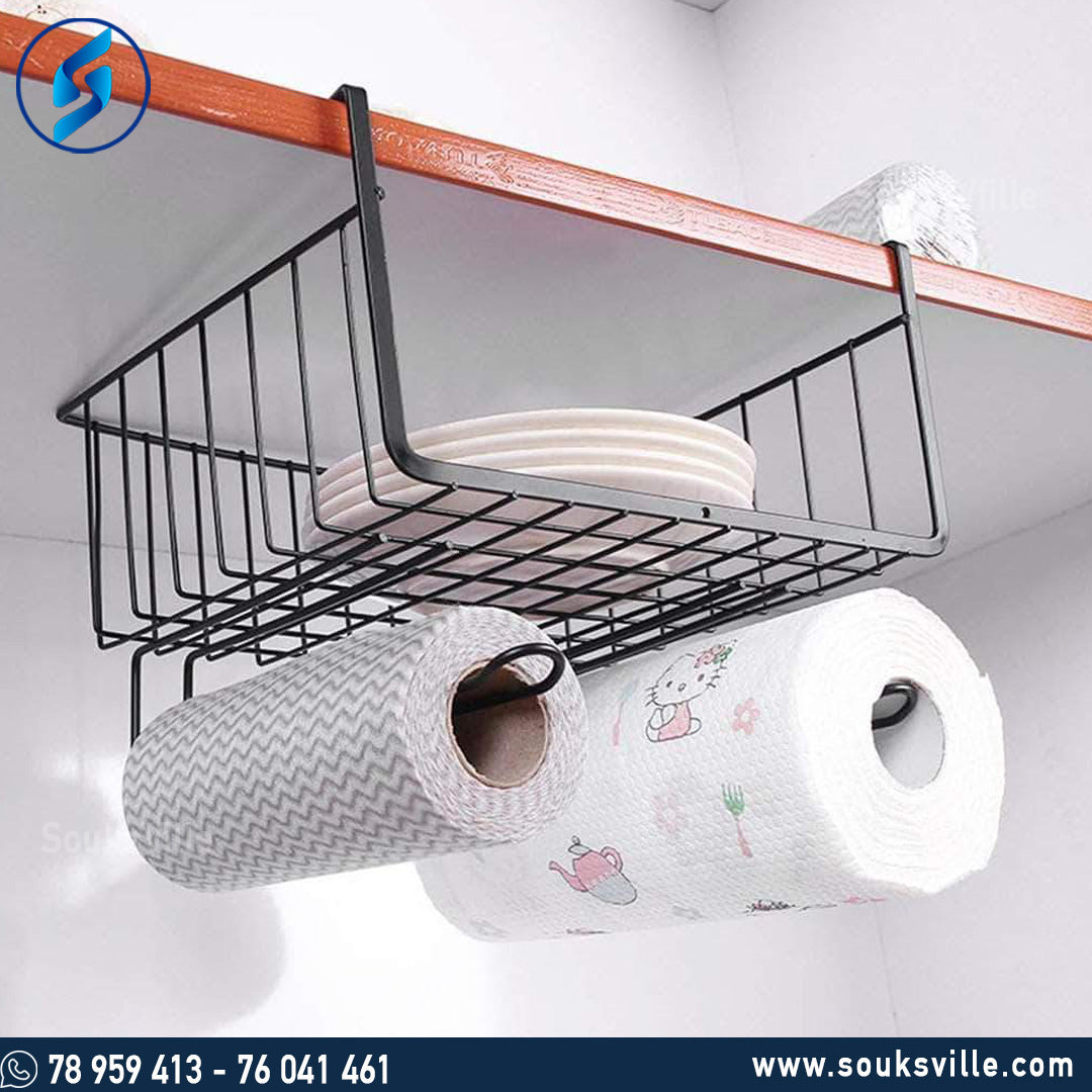 Under Shelf Basket With Hangers