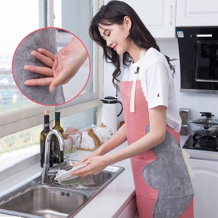 Water Proof Apron with 2 Side Towels