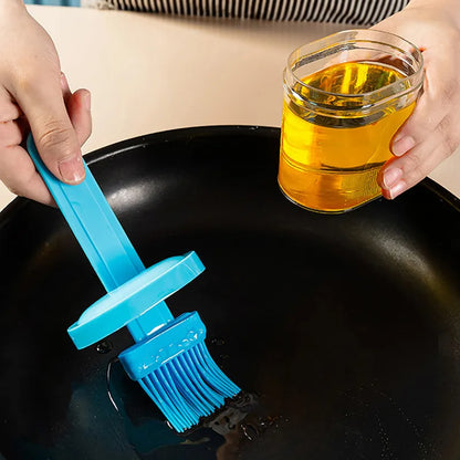 Oil Brush With Container