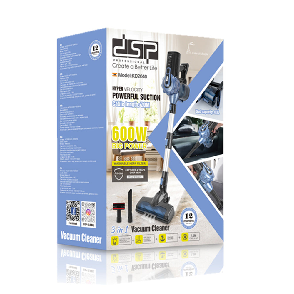 DSP 3 in 1 Vacuum Cleaner KD 2040