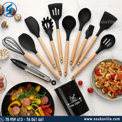 12 Piece Silicone Utensil Set