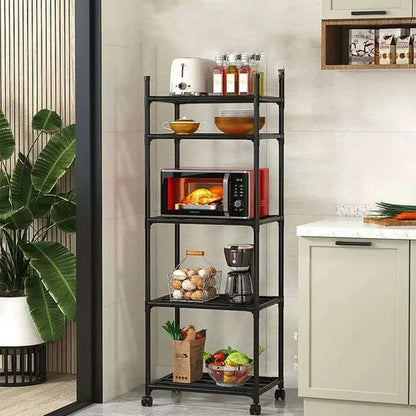 6 Tier Rolling Storage Rack
