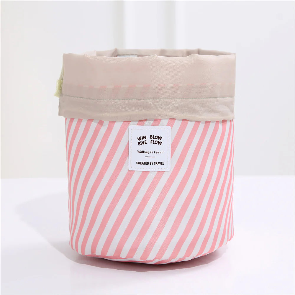 Portable Makeup & Toiletries Drawstring Bag