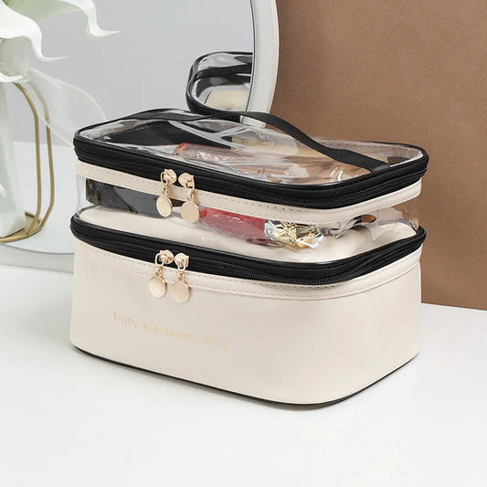 Double Layer Makeup Bag