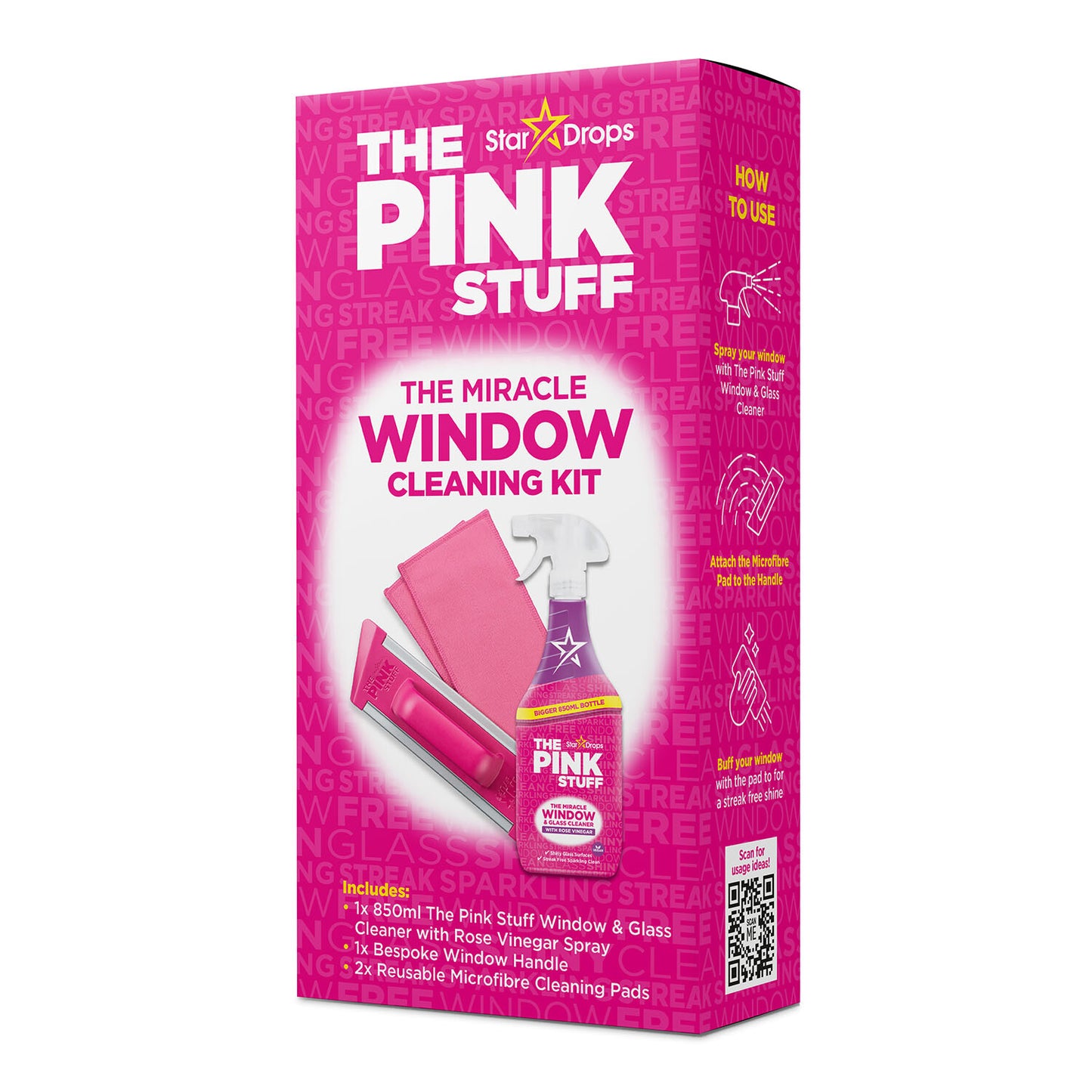 Pink Stuff Window Cleaning Kit