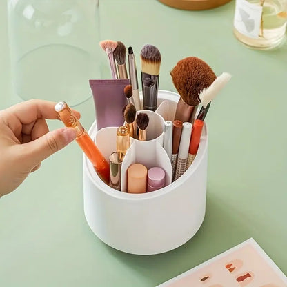 Rotating Makeup Brush Organizer