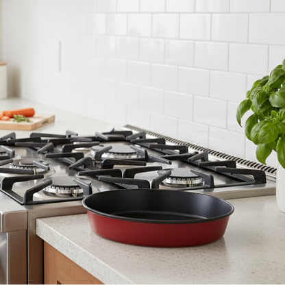 Nouval Red Oven Pizza pan