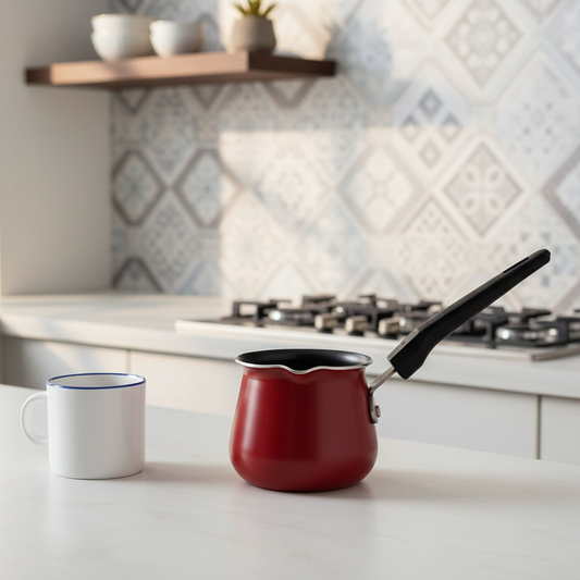 Nouval Red coffee pot