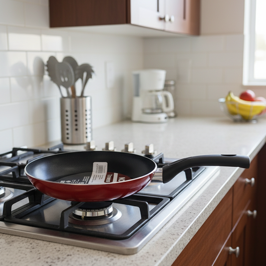 Nouval Red Frying Pan