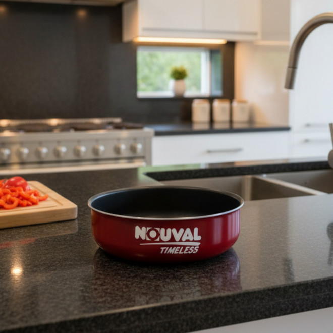 Nouval Red Round Oven Tray