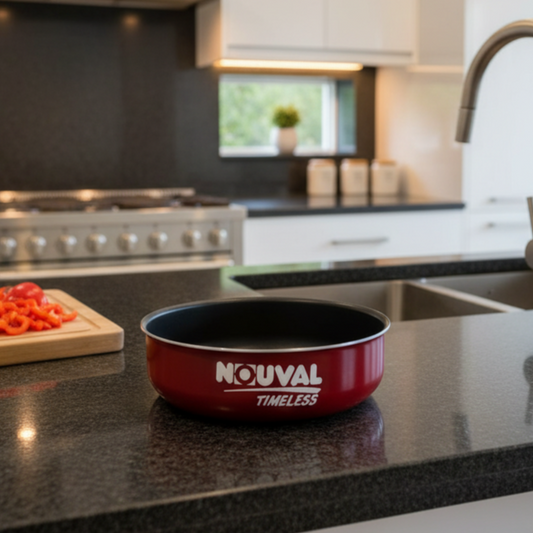 Nouval Red Round Oven Tray