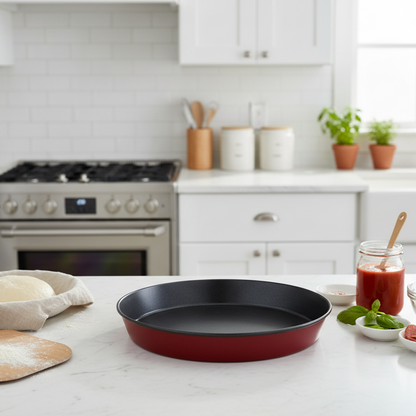 Nouval Red Oven Pizza pan