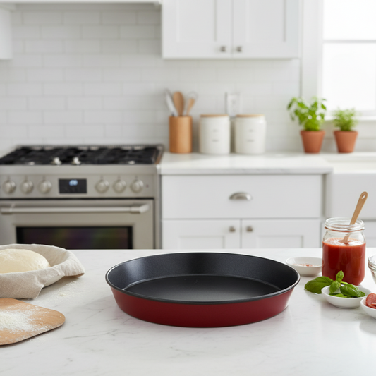 Nouval Red Oven Pizza pan