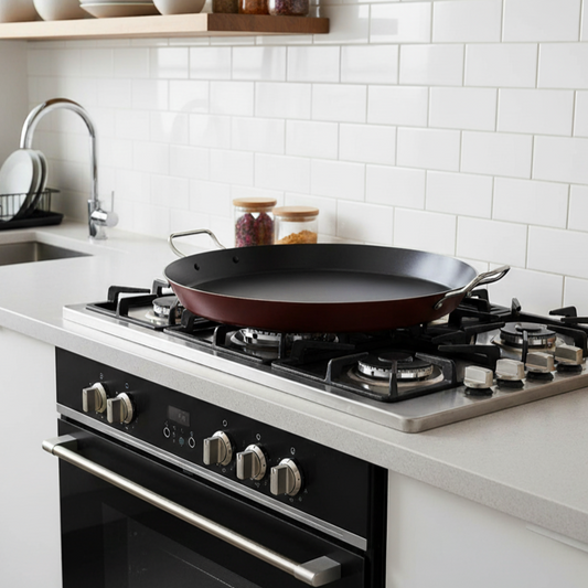 Nouval Red Shallow Wok