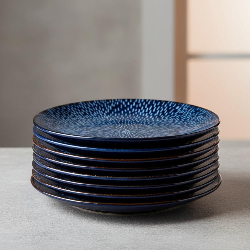 Starry Blue Plate (6 pcs)