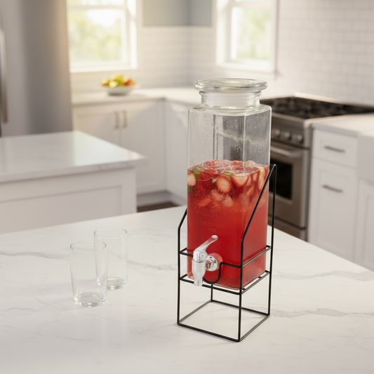 Glass Beverage Dispenser