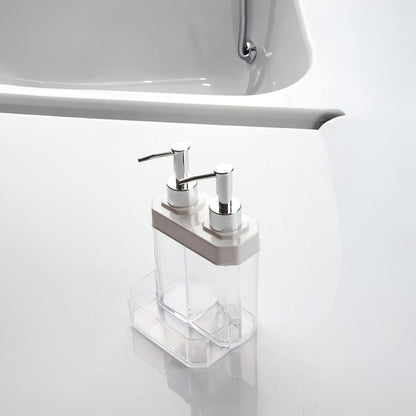 Double Liquid Soap Dispenser with Sponge Holder