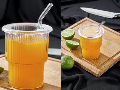 Plexi a Cup With cover And straw
