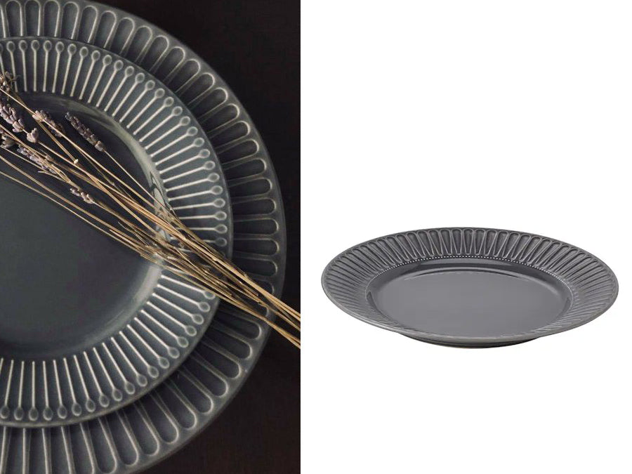 Flora Gray Side Plate