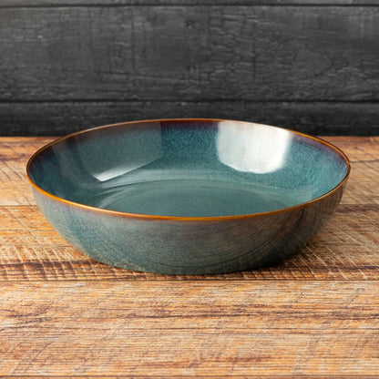 Ocean Blue Glazed Deep Bowl
