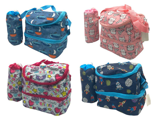 Set Bottle Bag and Cooler Bag 2 Compartments