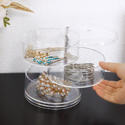 3 Layers Rotating Jewelry Box
