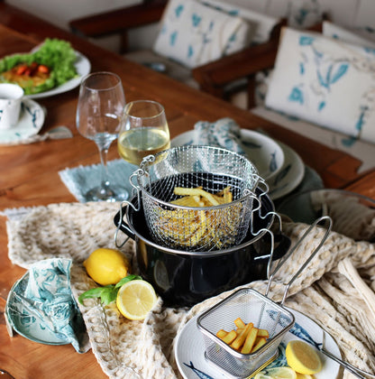 Enamelled Steel Fryer