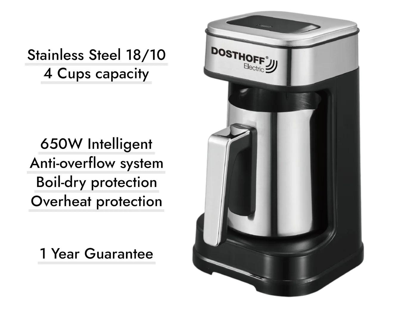 Automatic Lebanese Coffee Maker 650W
