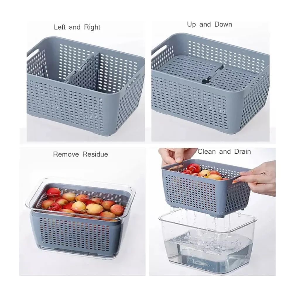 Container 5l Food Food Storage Container With Strainer 5.5L – Souksville
