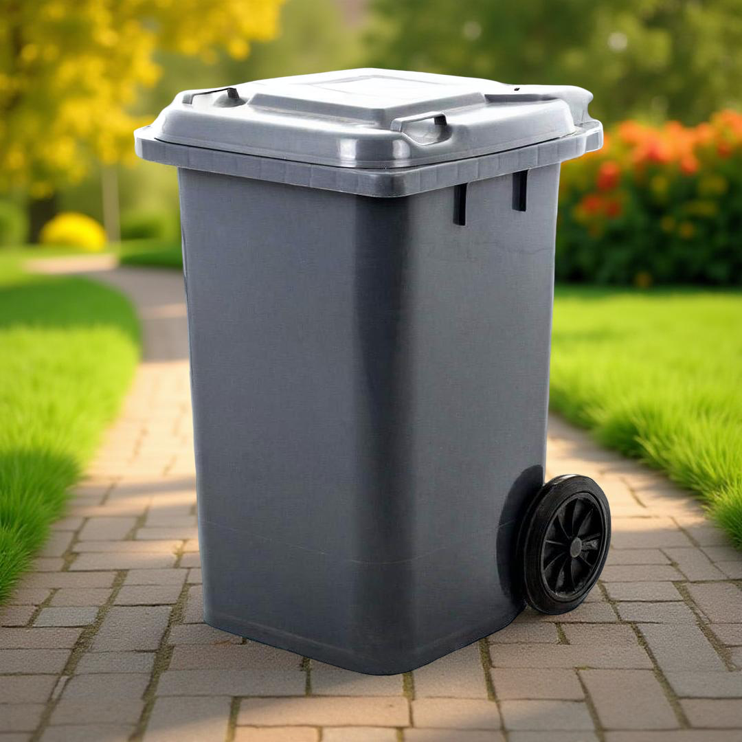 Heavy Duty Wastebin with Wheels