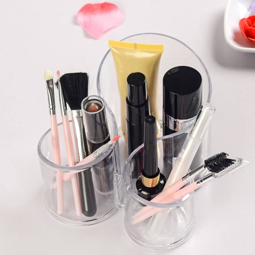 Clear Makeup Brush Holder