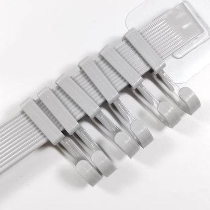 Adhesive 6 Row Hook