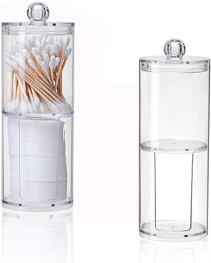 2 Pieces Cotton Pad Holder