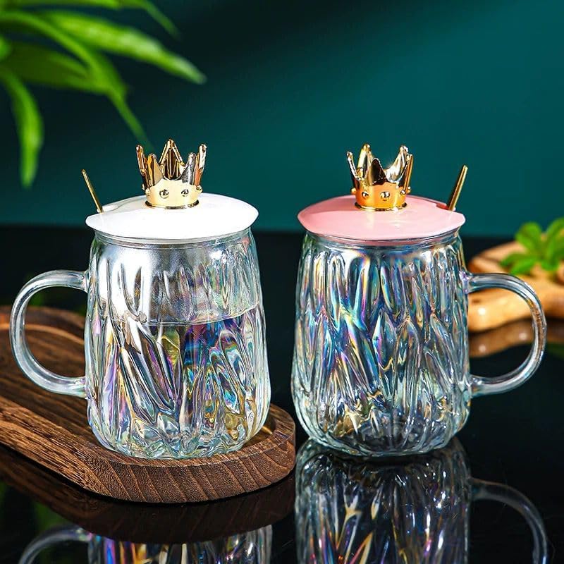 Crown Lid Mug With Spoon