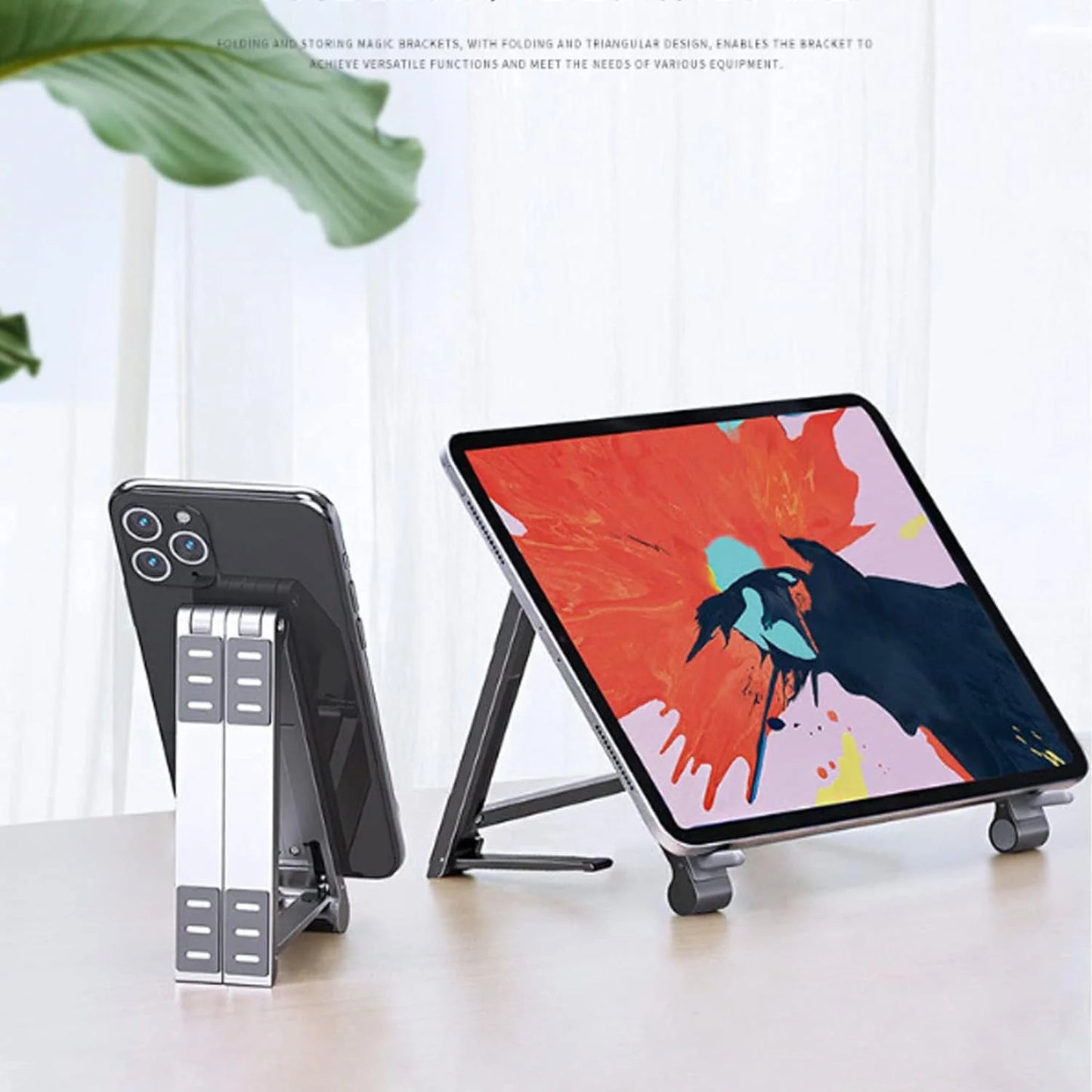 Foldable Electronics Stand