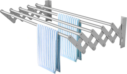 Extandable wall mounted drying rack