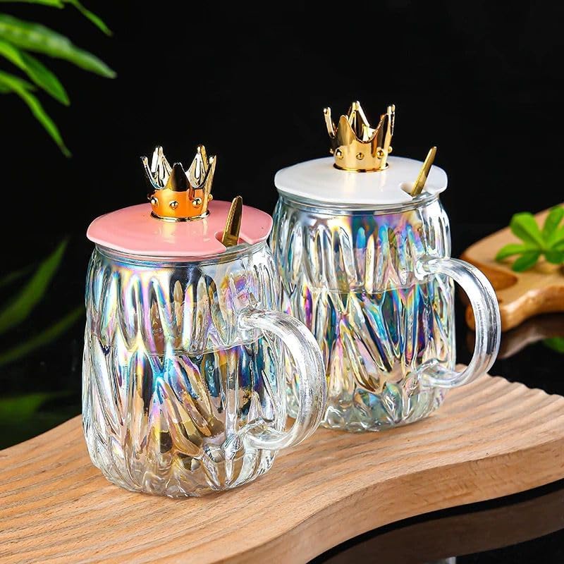 Crown Lid Mug With Spoon