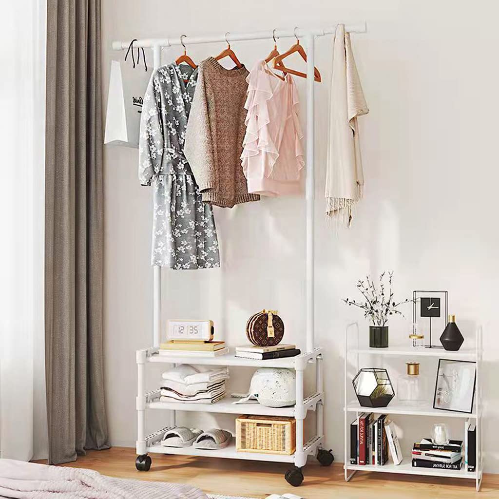 Clothing Rack With Shoe Stand