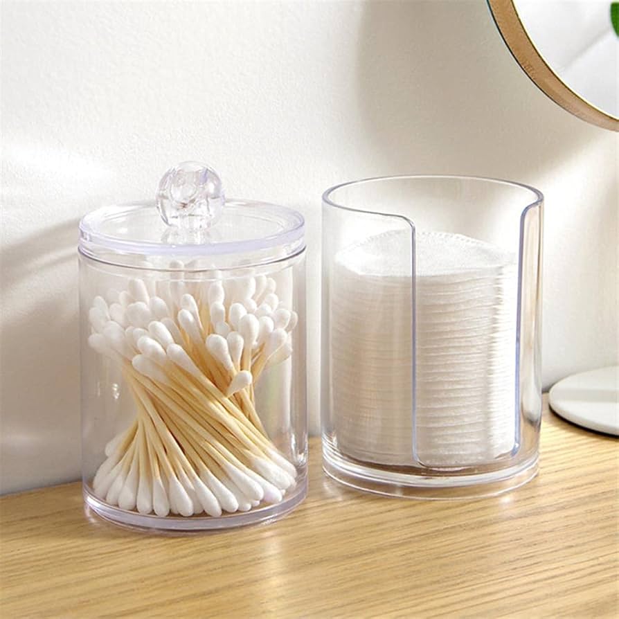 2 Pieces Cotton Pad Holder