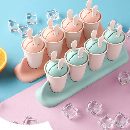 8 Mini Ice cream Mold with Stand