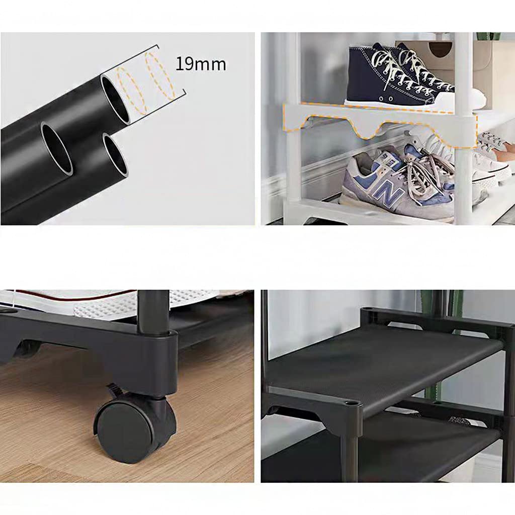 Clothing Rack With Shoe Stand