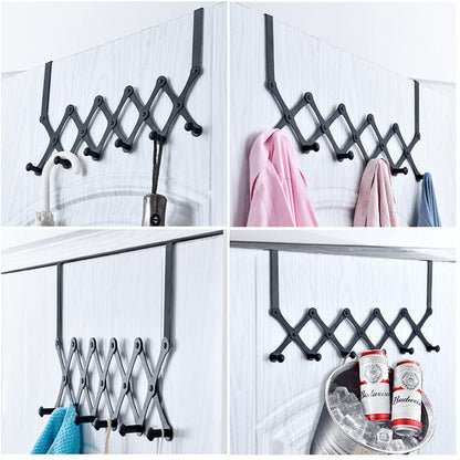 Expandable Metallic Over Door Hanger